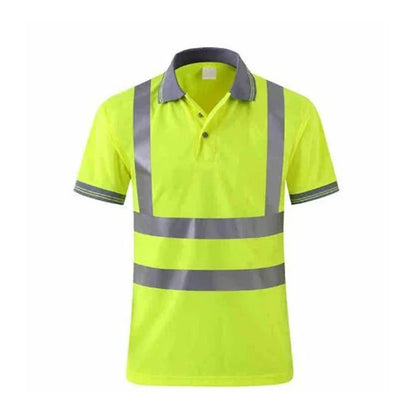 Mens Reflective Polo Work Shirt