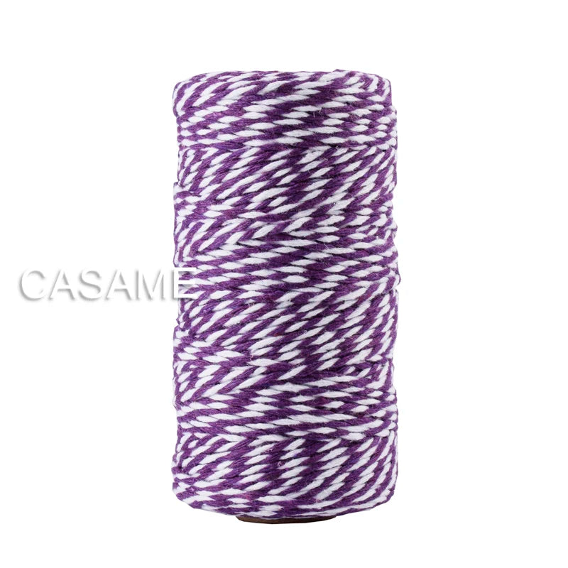 12 ply thick Cotton Bakers Twine String Cord Rope Rustic DIY Craft Twine 100m Spool