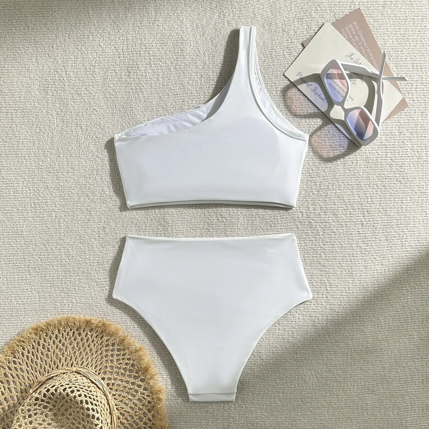 Women's Swimwear: Chic One-Shoulder Bikini