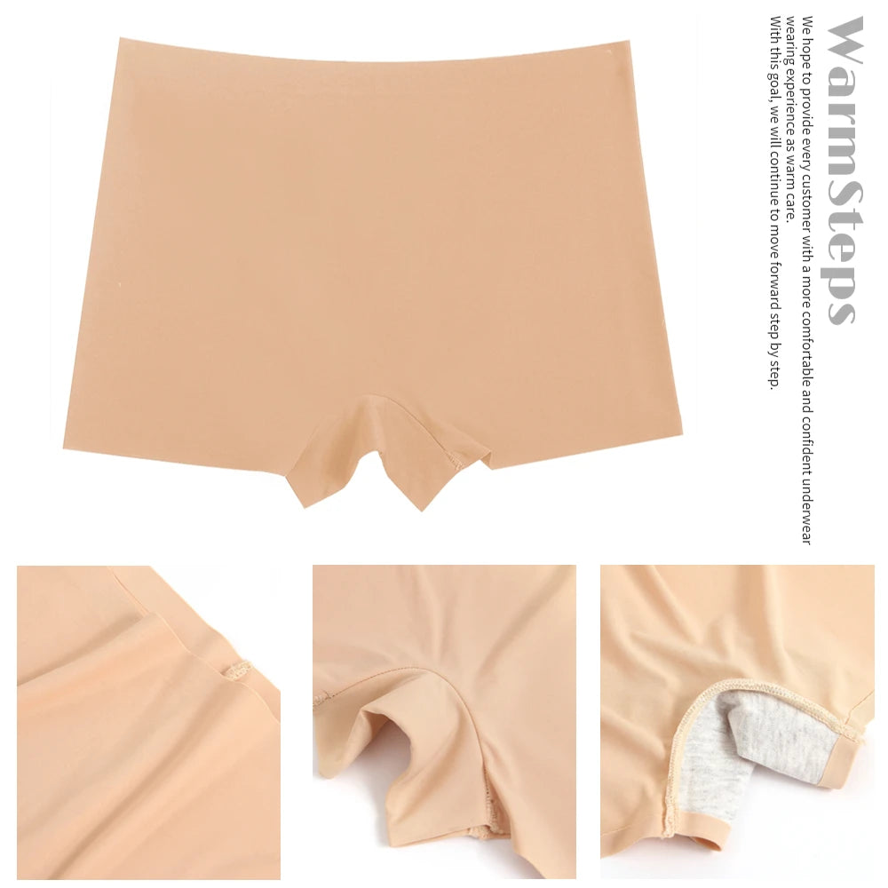 Womens Ice Silk Boyshort Underwear