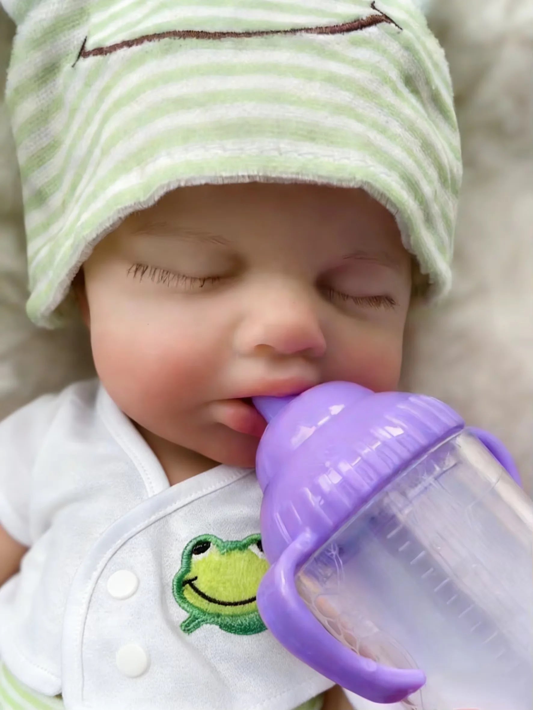 OtardDolls Loulou Open Mouth Silicone Reborn Baby Doll