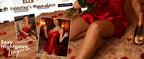 Babydoll Lingerie in Satin Red