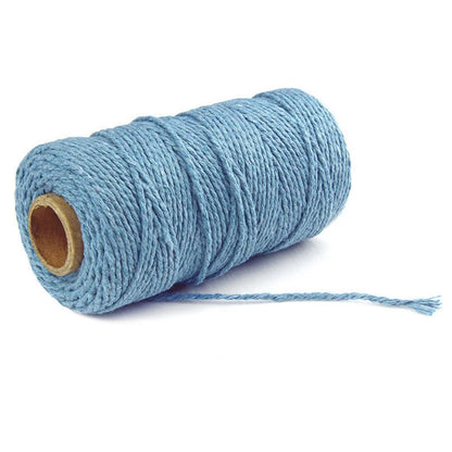 12 ply thick Cotton Bakers Twine String Cord Rope Rustic DIY Craft Twine 100m Spool