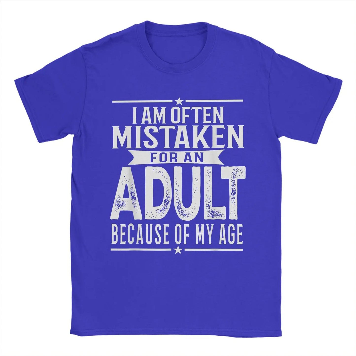 Funny Men's T-Shirt: Often Mistaken for an Adult - Short Sleeve Tee