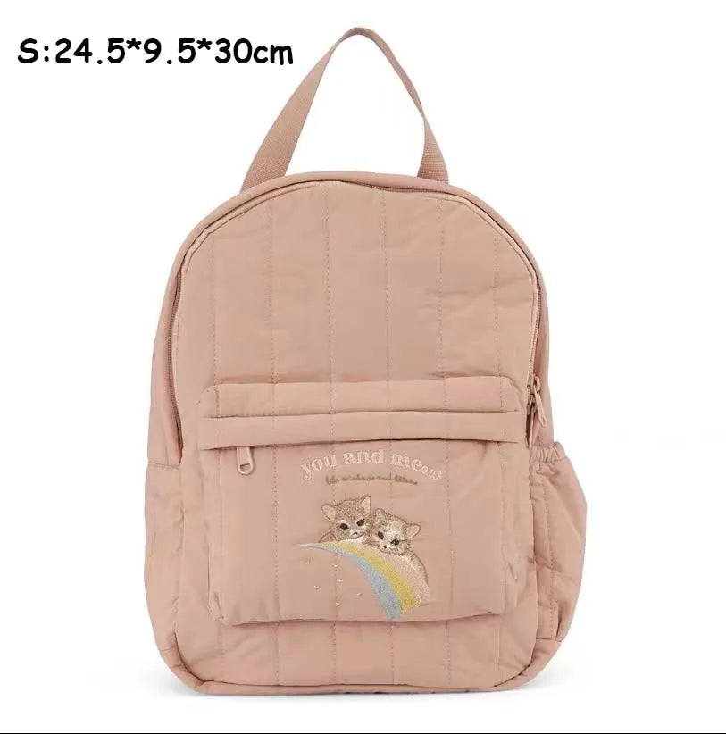Parent and Child Kids Cotton Travel Backpack
