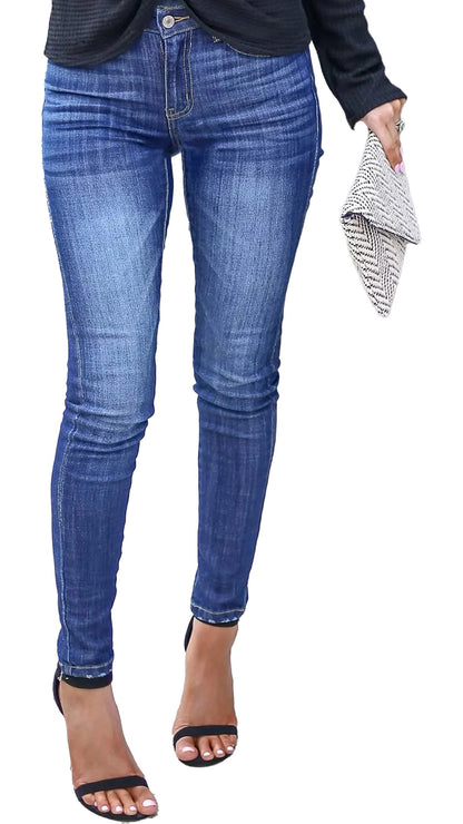 Womens Skinny Jeans With Contrast Stitching