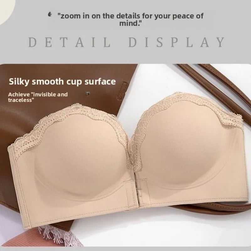 Strapless Bra for Enhancing Bust Shape