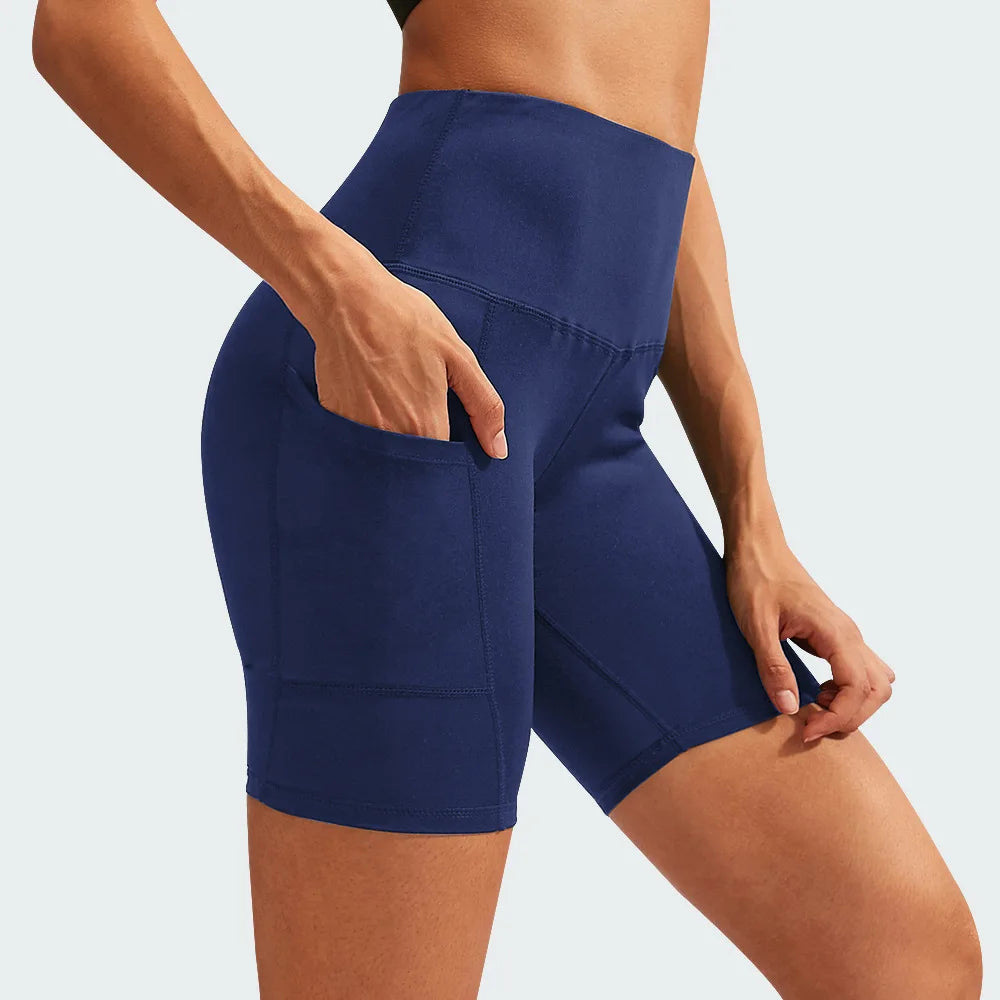 High Waist Yoga Shorts For Women