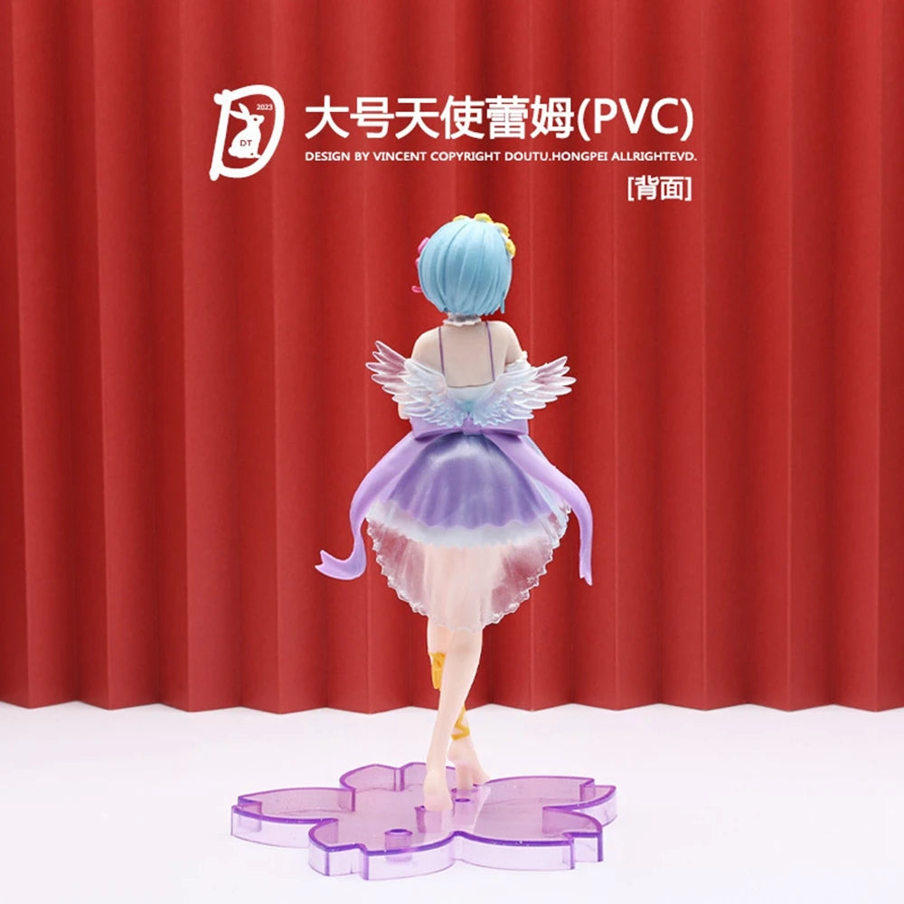 Re Rem Angel Version Collectible Figure – 19 cm PVC Display Statue