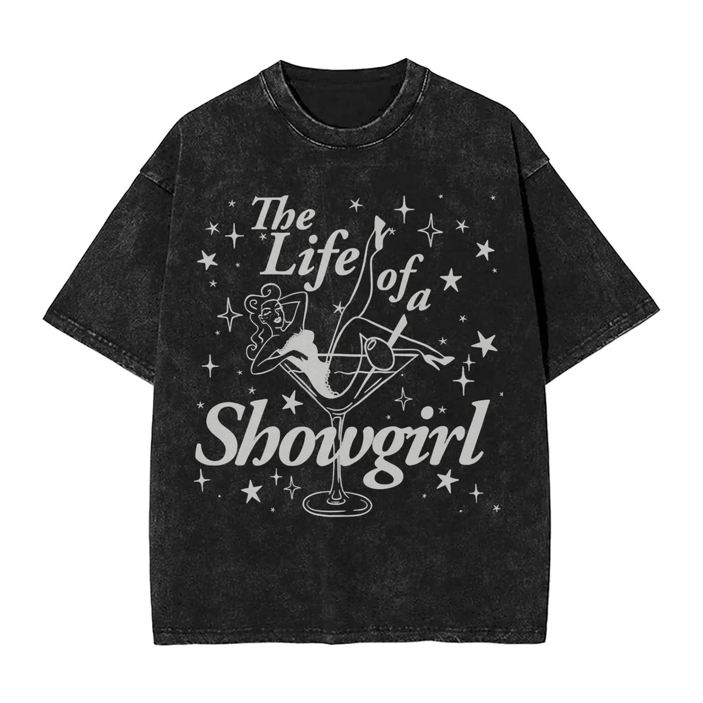 Showgirl Album Washed T-Shirt Size Chart