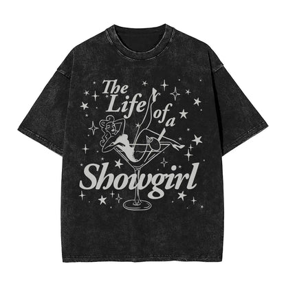 Showgirl Album Washed T-Shirt Size Chart