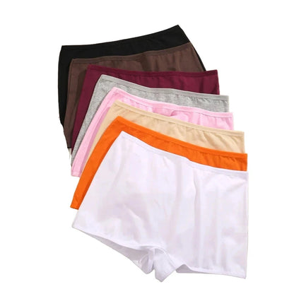Womens Seamless Cotton Boxers Comfort Fit