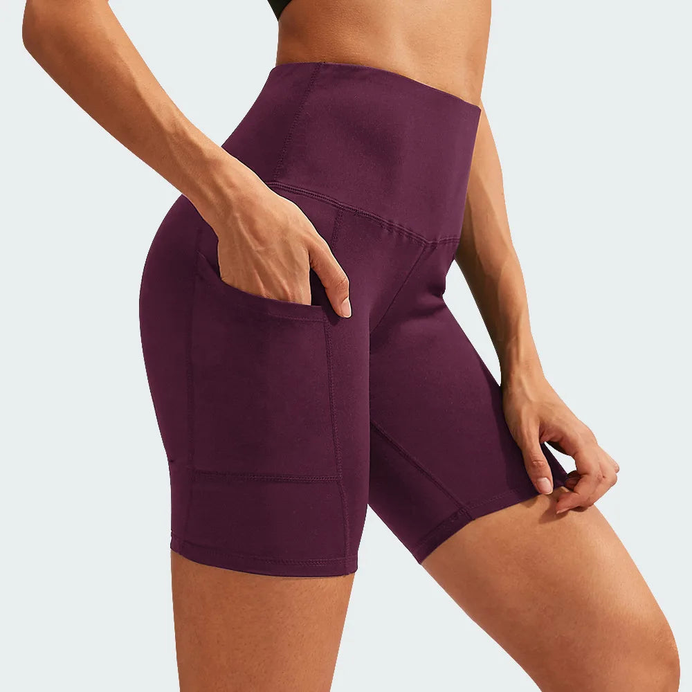 High Waist Yoga Shorts For Women