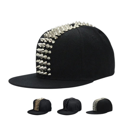 Hip Hop Street Dance Cap With Spikes
