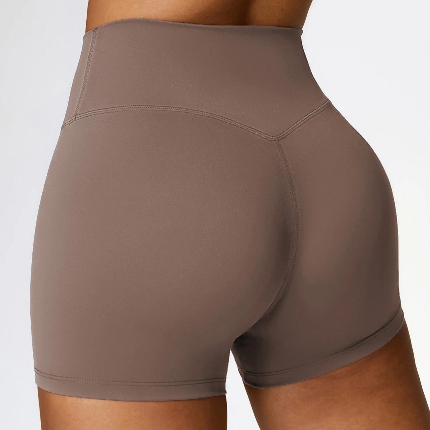 High Waisted Womens Yoga Shorts