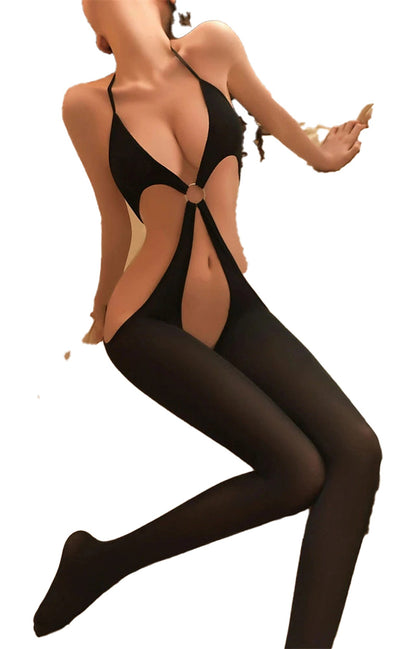 Sexy Open Crotch Bodysuit For Women