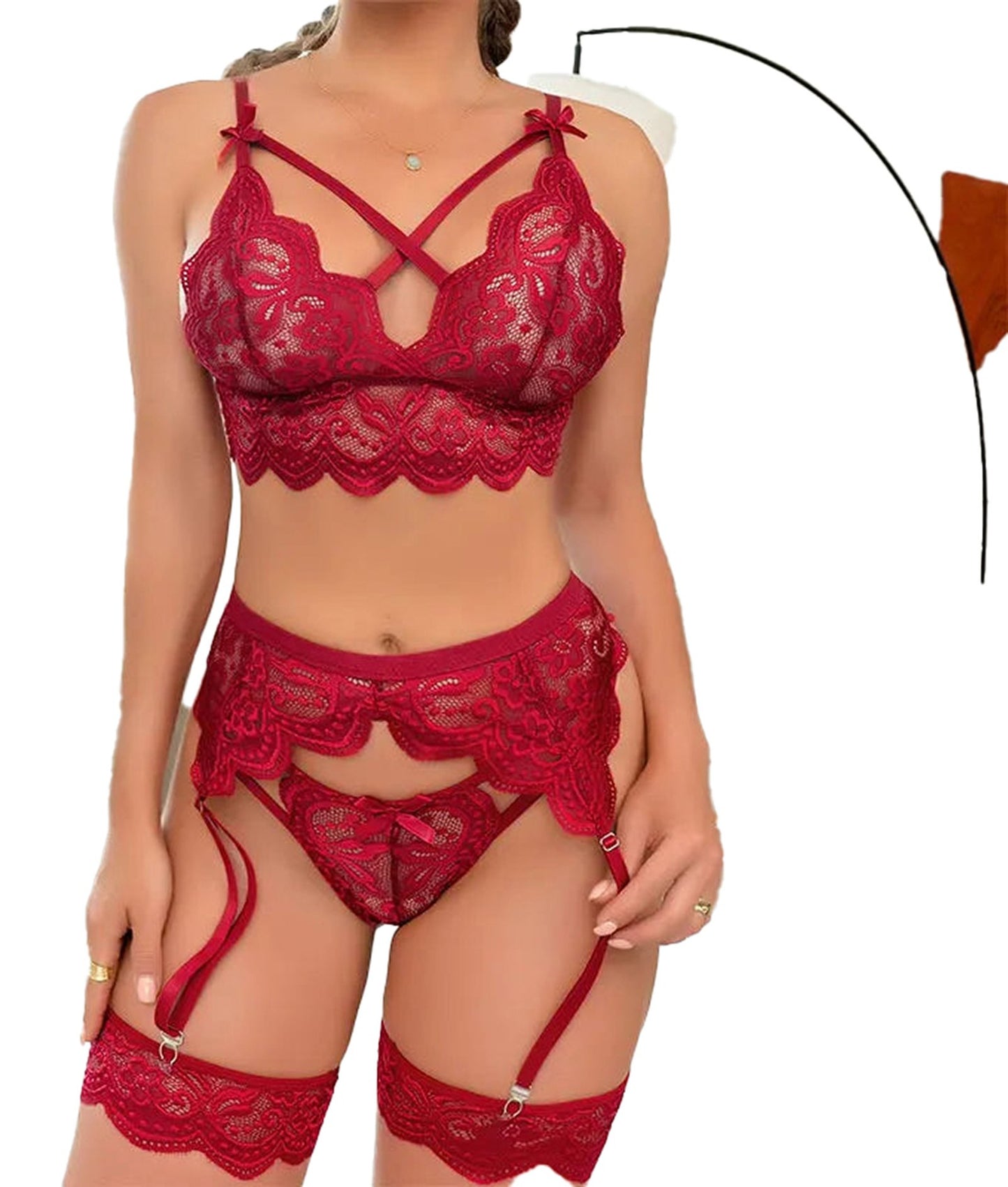 Sexy Lace Lingerie Set For Women