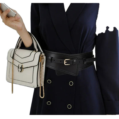 Womens Cow Leather Corset Belt Chic Styles