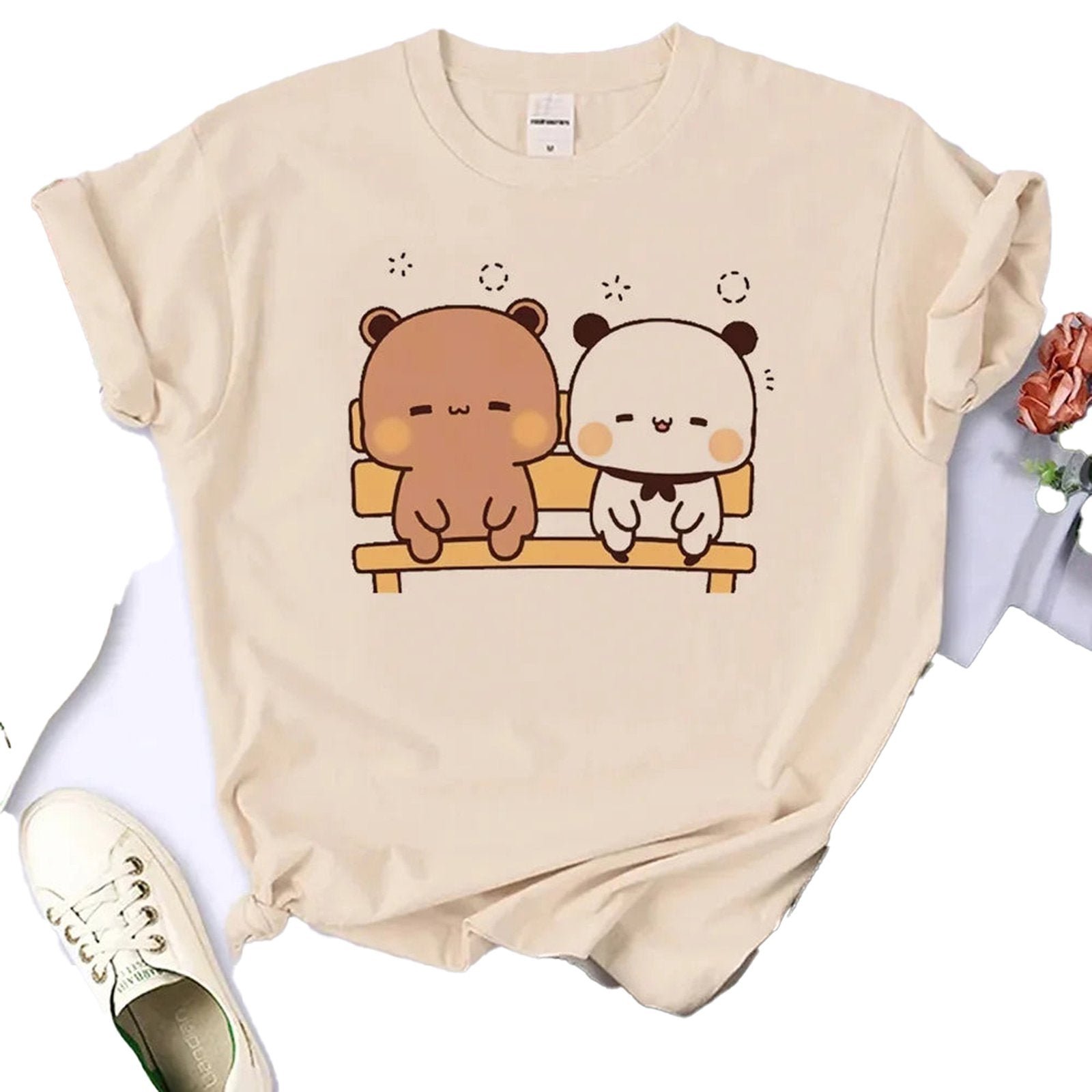 Bubu And Dudu Women's Funny 2000s Style Graphic Top – Styled Outfit