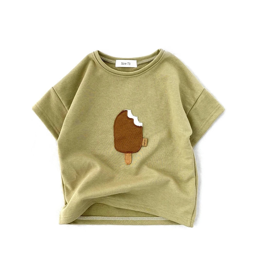 Toddler Ice Cream T Shirt Trendy Style