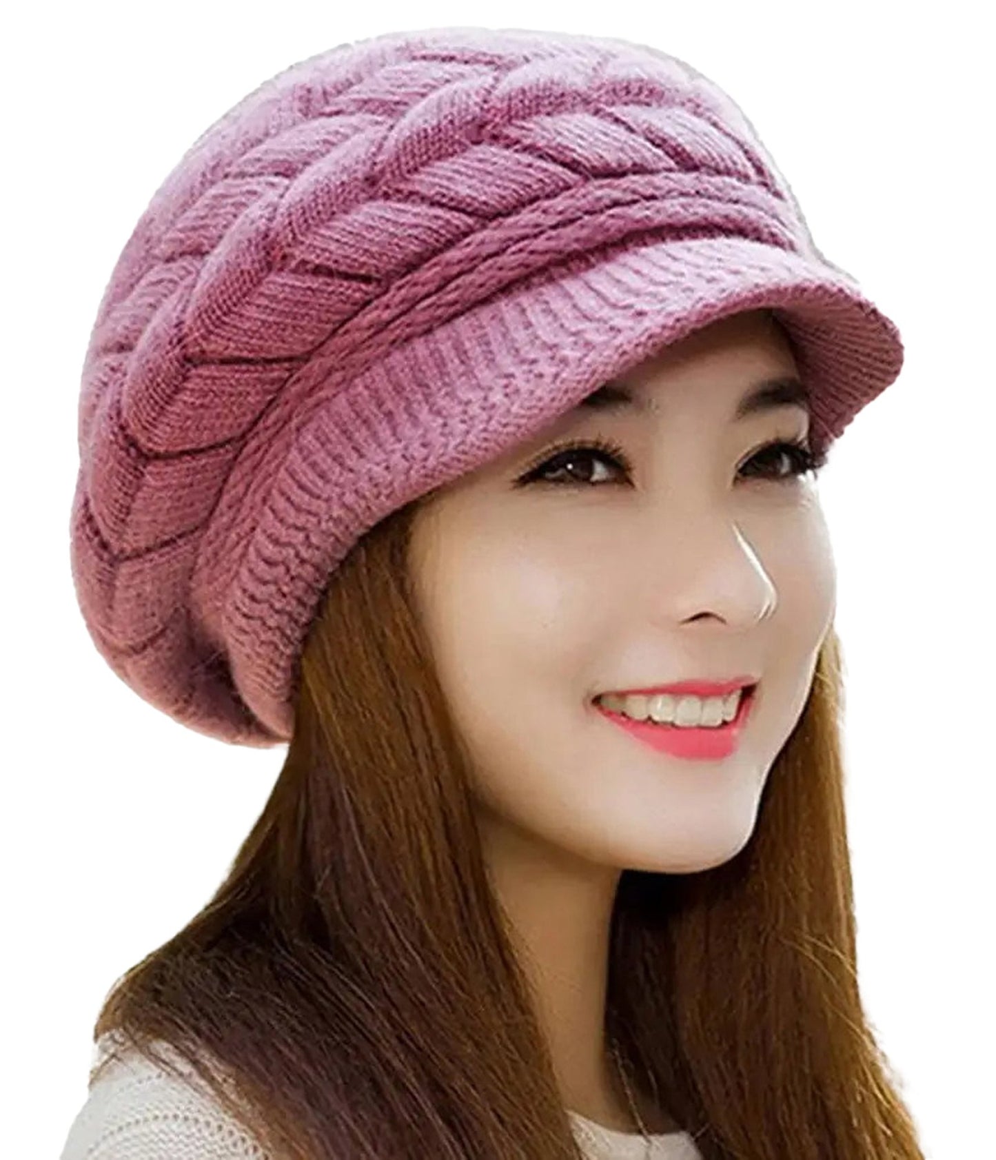 Womens Winter Knit Beanie Stylish & Warm