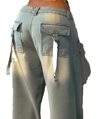 Vintage Straight Leg Jeans For Women