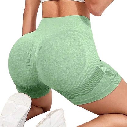 High Waist Push Up Yoga Shorts