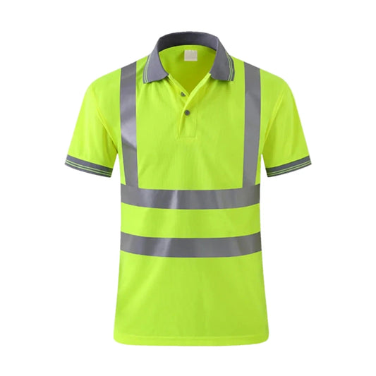 Mens Reflective Polo Work Shirt
