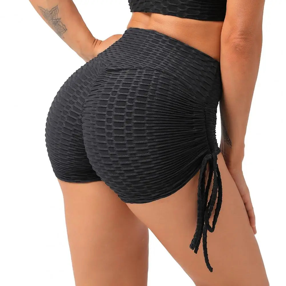 High Waist Push Up Yoga Shorts