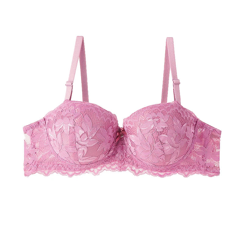 Push Up Bra with Elegant Lace Design