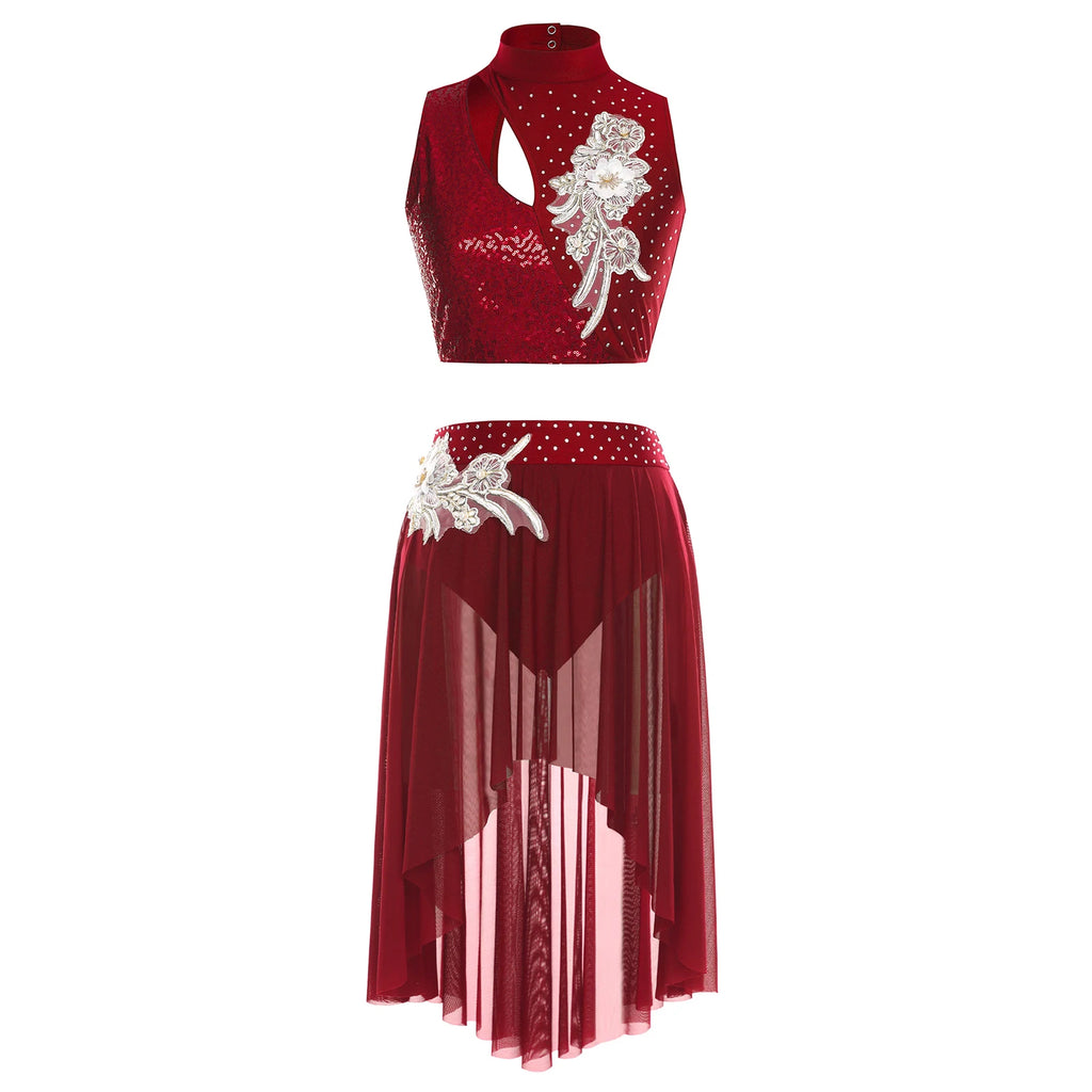 Dancewear Skirt Set for Performers