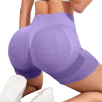 High Waist Push Up Yoga Shorts