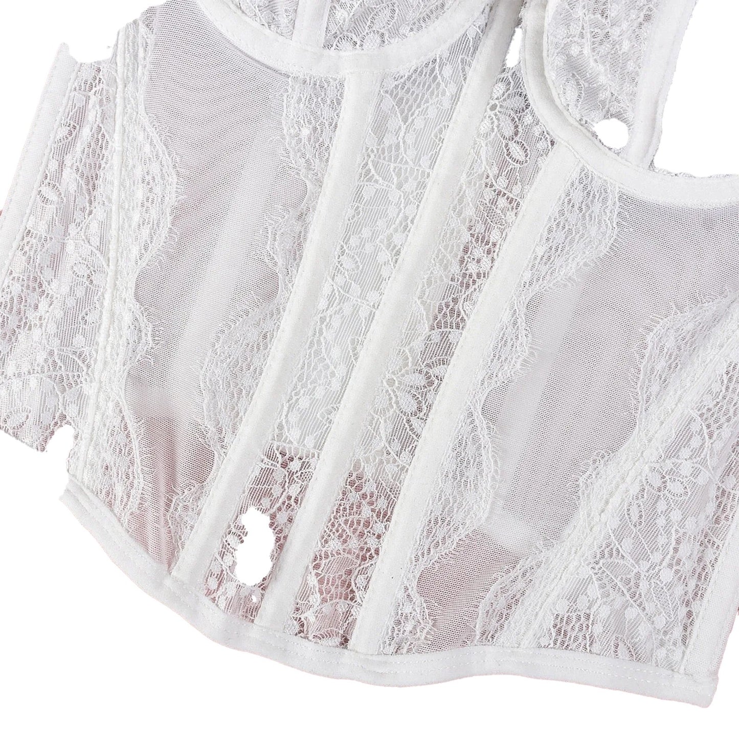 Plus Size Gothic Corset Top In Multiple Colors