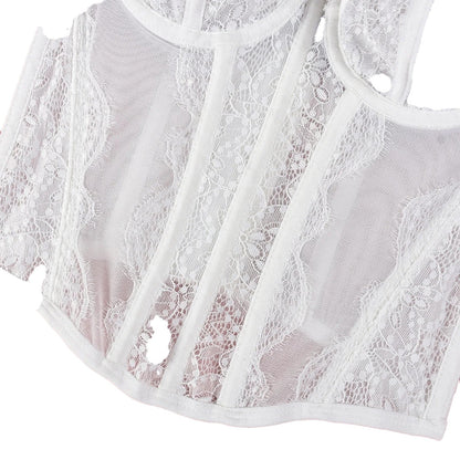 Plus Size Gothic Corset Top In Multiple Colors