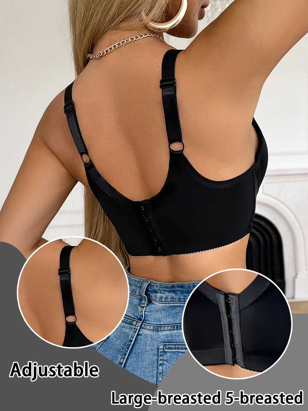 Push Up Bra with Lace Detailing