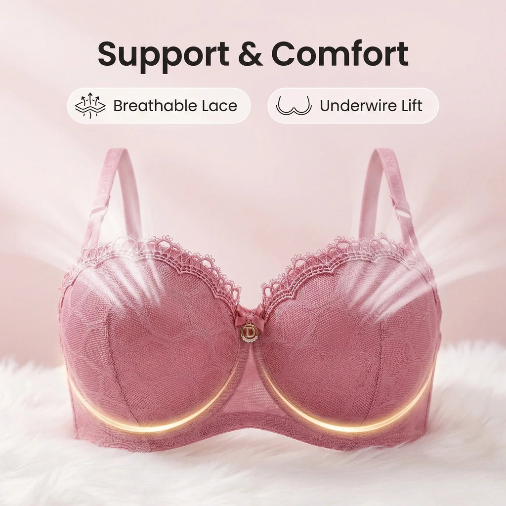 Underwire Push Up Bra for Elegant Support