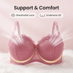 Underwire Push Up Bra for Elegant Support