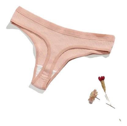 Care Instructions for Low Waist Cotton Thong Panties for Women
