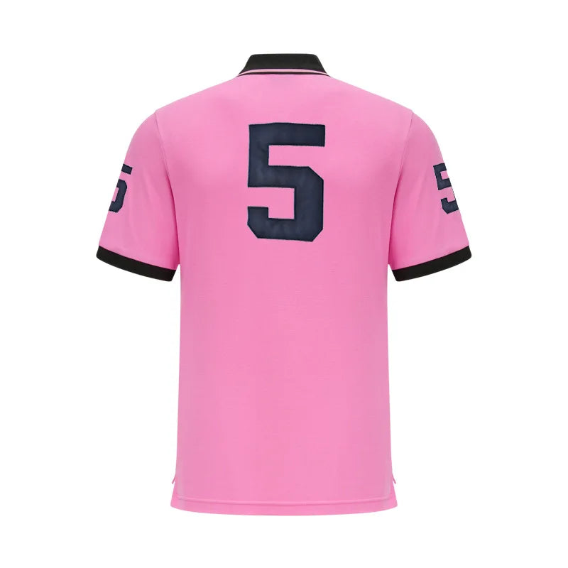 Miami Polo Shirts For Men Trendy Pink Style