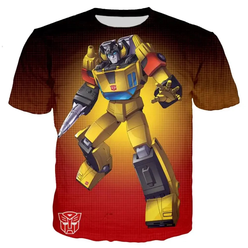 Kids 3d Robot T-Shirt Fun And Stylish