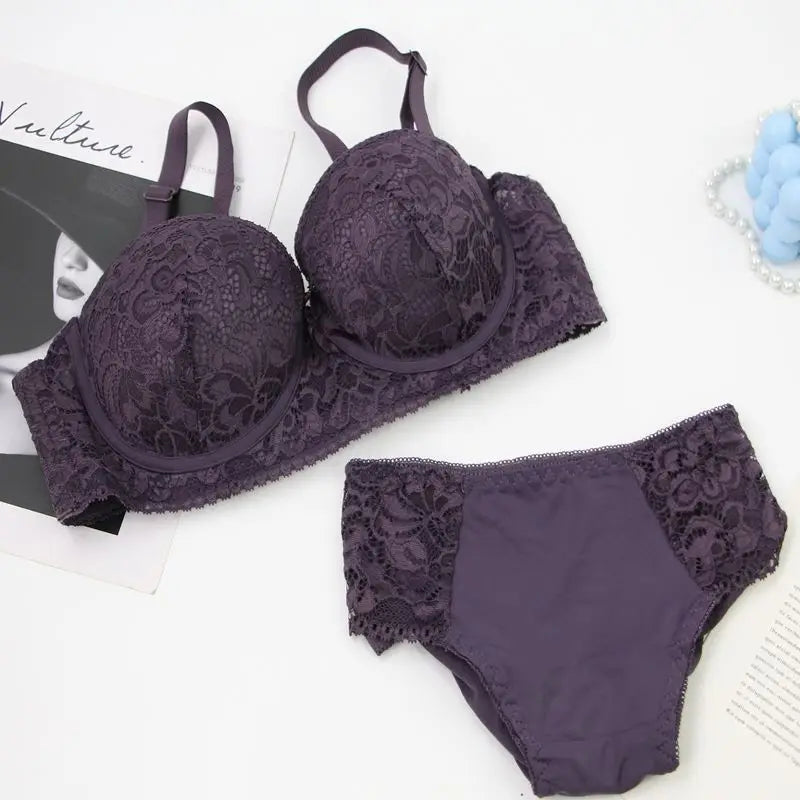 Underwire Bra with Lace for Elegance