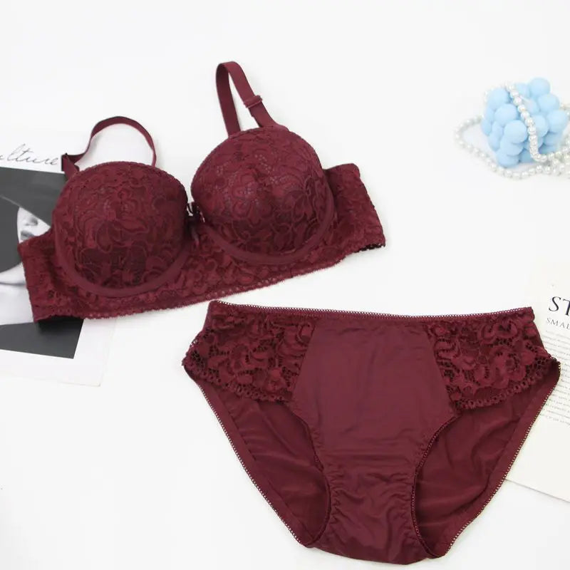 Underwire Bra with Lace for Elegance