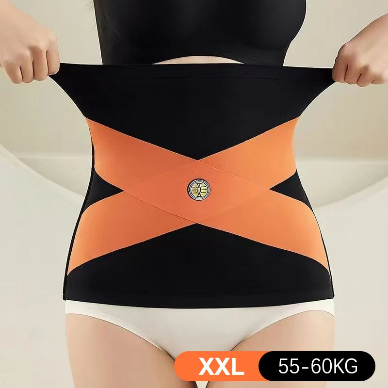 High Elasticity Seamless Postpartum Body Shaper and Sports Waist Support Girdle Belt