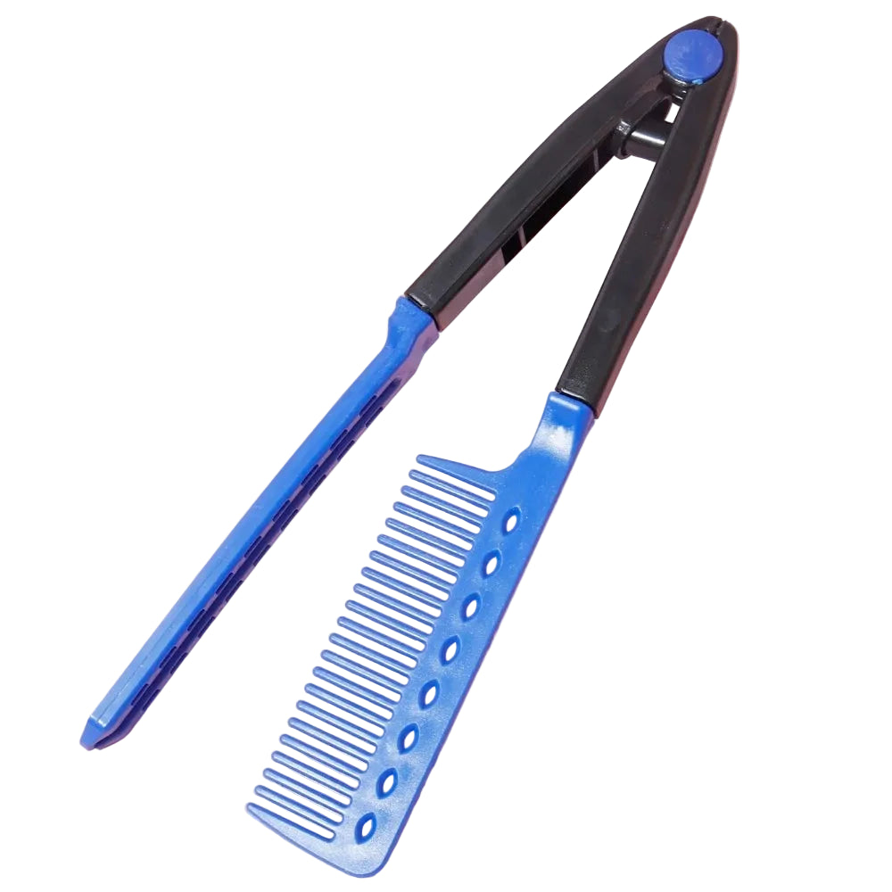 Hair straightening brush