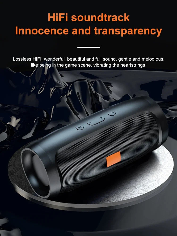 LuckeLadybug portable wireless speaker with bluetooth featuring HiFi sound and sleek design for immersive audio