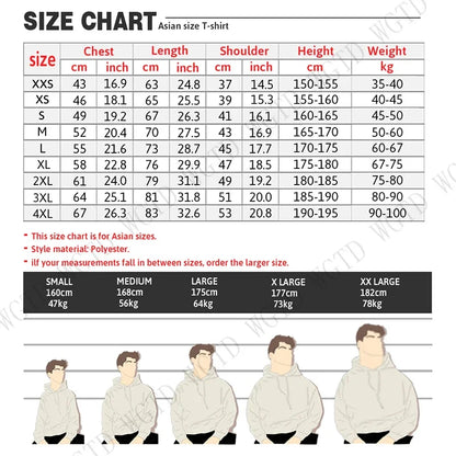 Korean Anime Hoodie For Women KPOP Style