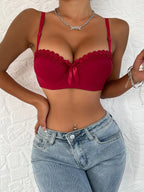 Underwire Bralette with Lace Detail
