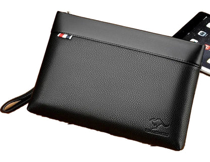 Mens Designer Leather Clutch Bag