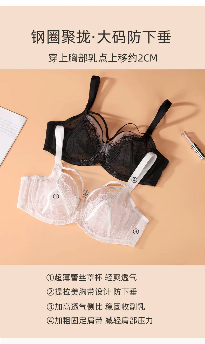 Underwire Minimizer Bra for Comfort