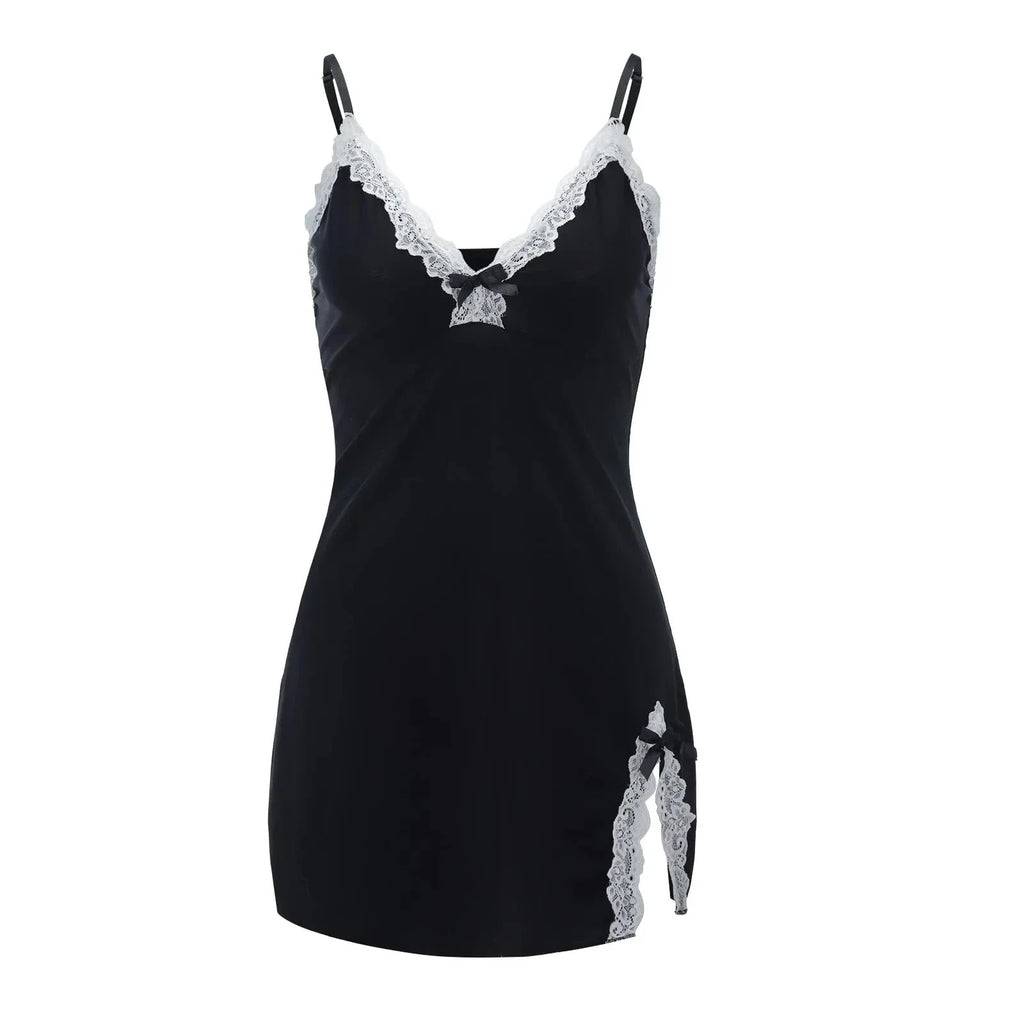 Babydoll Lingerie with Lace Details